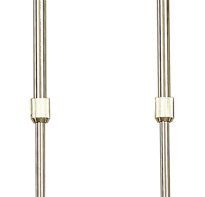 Mantra Dali Telescopic Linear Pendant Line 4 Light G9, Polished Brass