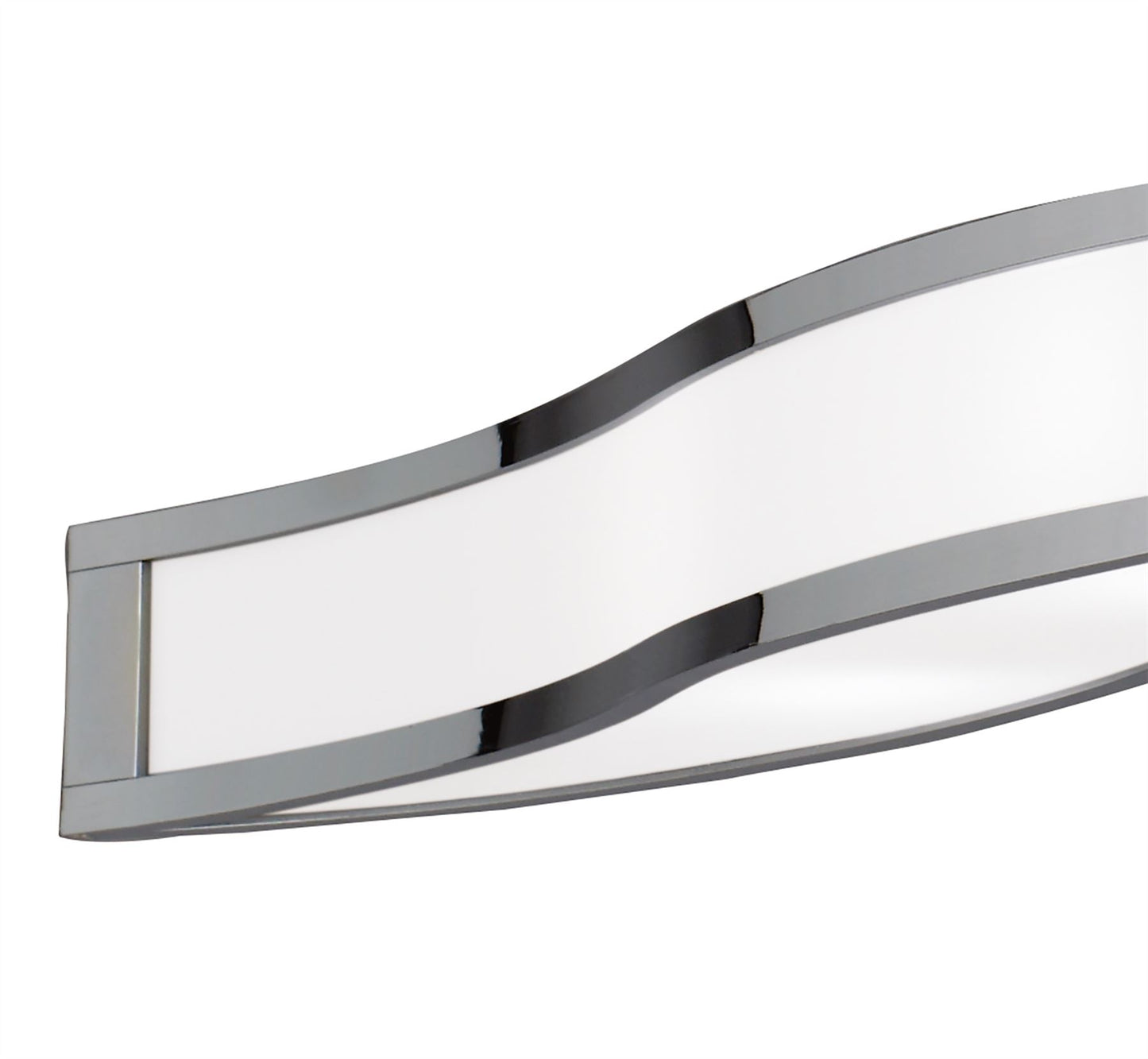 Mantra M0666 Sintesys Telescopic Semi Flush Convertible E27 4 Light E27, Polished Chrome, White Acrylic