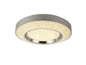 Mantra Fusion Santorini 52cm Ceiling 36W LED with Remote Control 3000K-6000K, 2400lm, Polished Chrome/Silver, 3yrs Warranty Ceiling