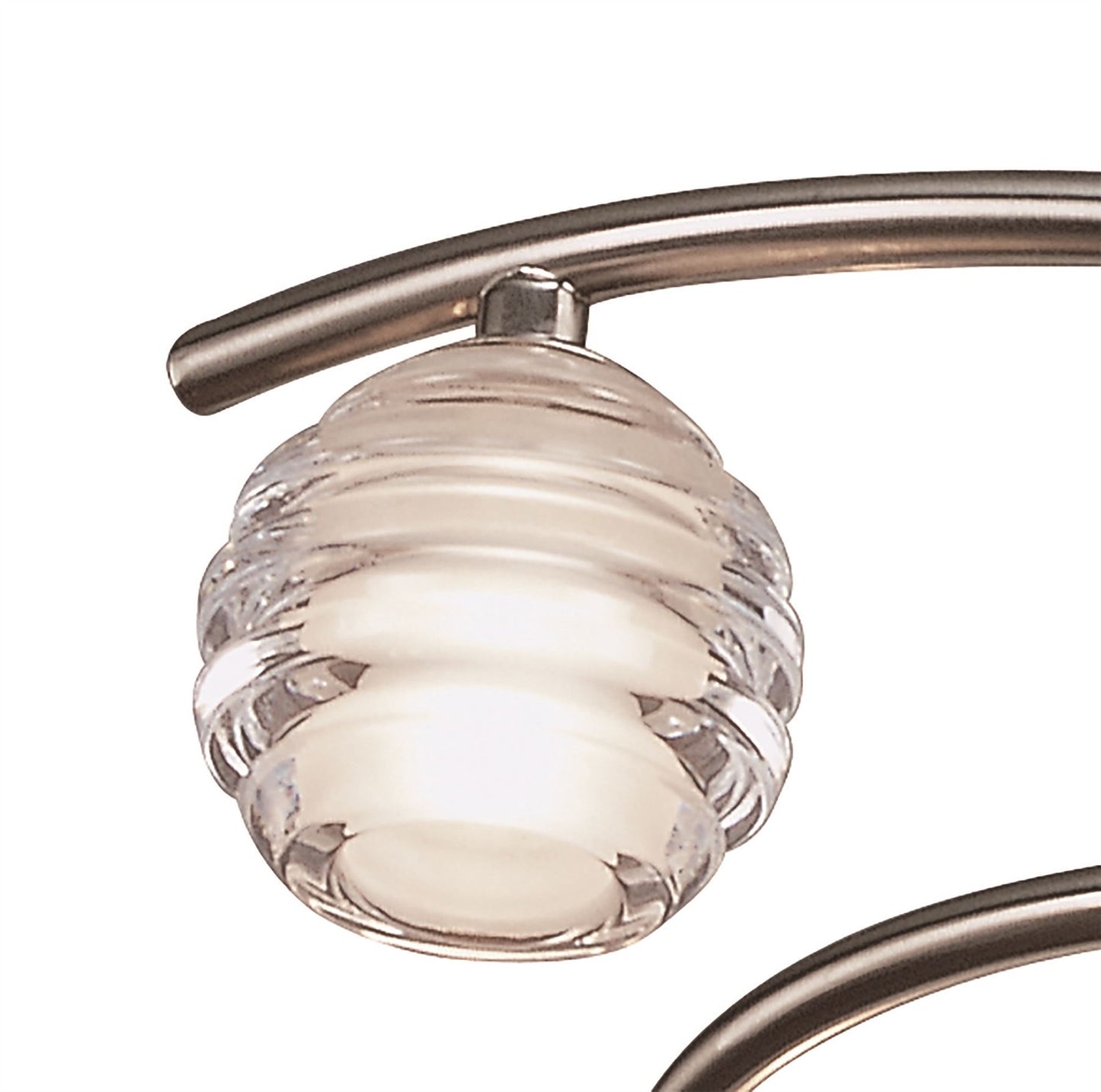 Mantra Sphere 59.3cm Semi Flush 4 Light G9, Satin Nickel
