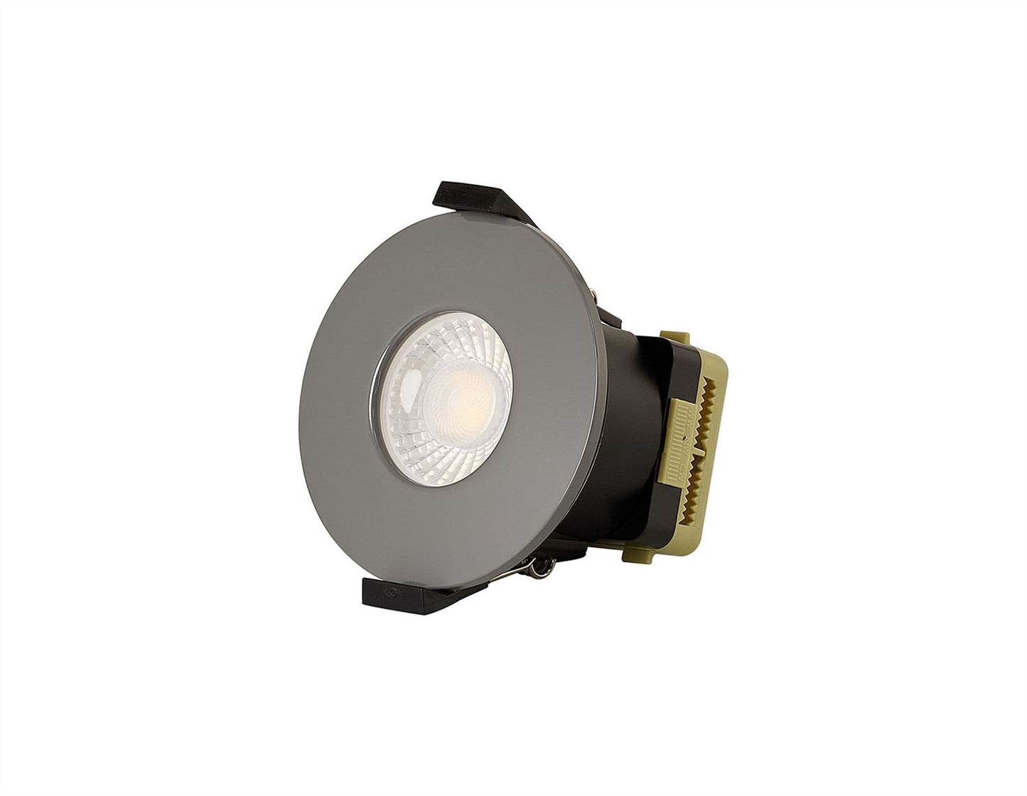 Trendi Switch Dimmable IP65 CCT LED Fire Rated Downlight in Warm Grey