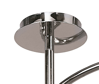 Mantra M0088 Dali Semi Ceiling 3 Light G9, Polished Chrome