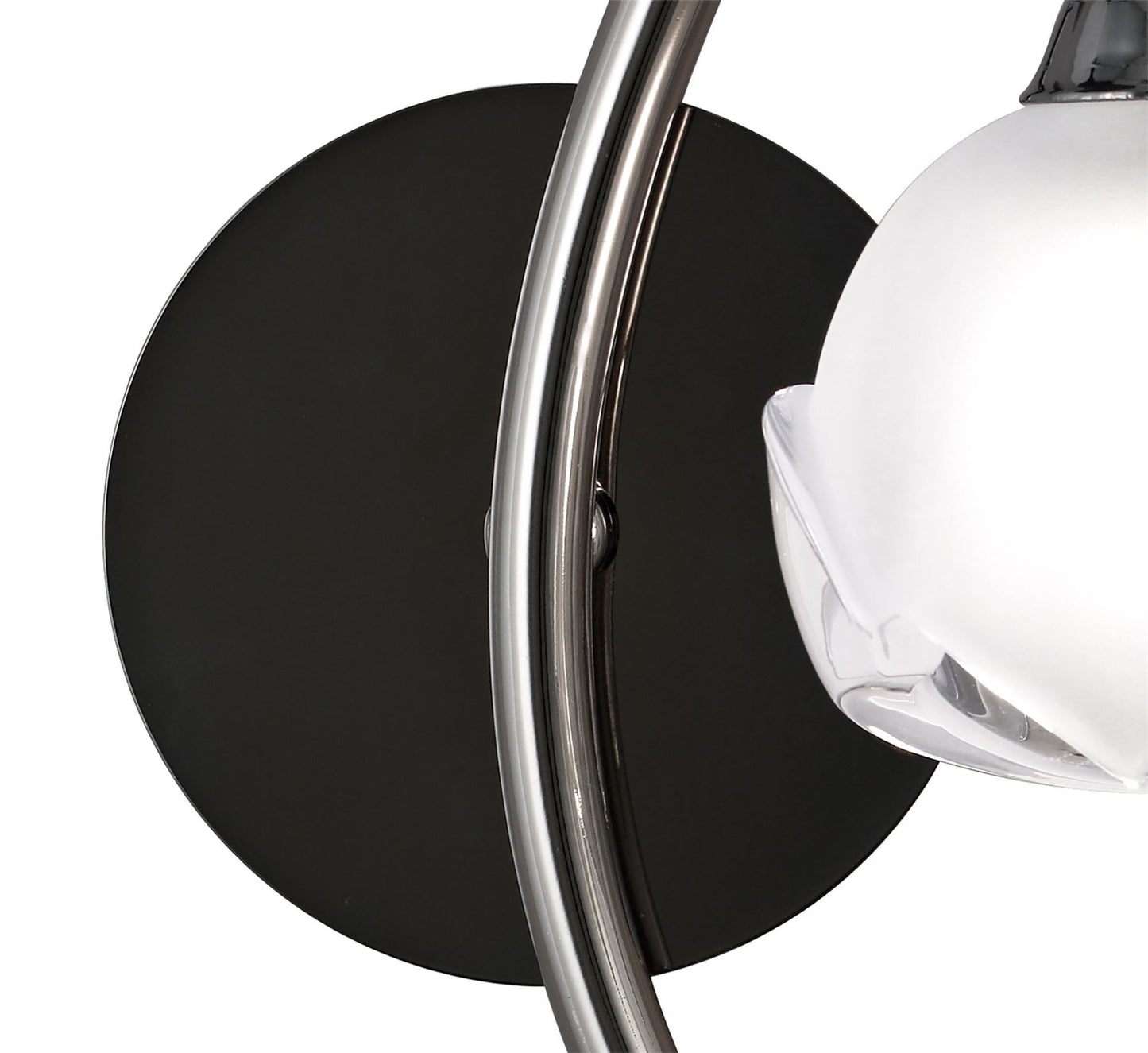Mantra Fragma Wall Light Right 1 Light G9, Black Chrome