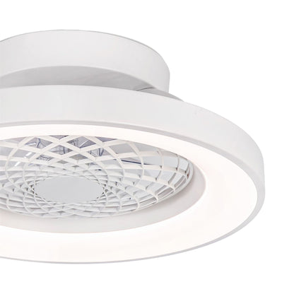 Tibet Mini 53cm 70W LED Dimmable Ceiling Light With 35W DC Reversible Fan, Remote, 3900lm, White, 5yrs Warranty