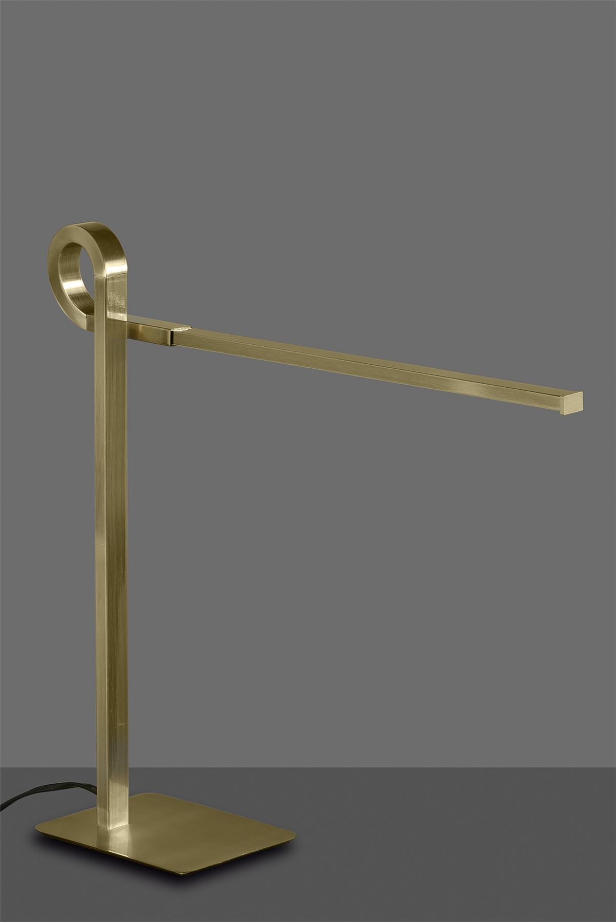 Mantra M6141 Cinto Table Lamp, 6W LED, 3000K, 480lm, Antique Brass, 3yrs Warranty