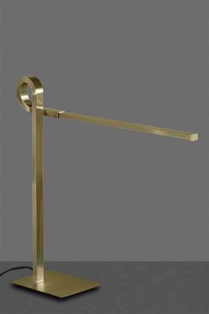 Mantra M6141 Cinto Table Lamp, 6W LED, 3000K, 480lm, Antique Brass, 3yrs Warranty