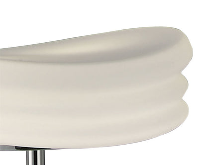 Mantra M3628 Mediterraneo Floor Lamp 2 Light E27, Polished Chrome/Frosted White Glass