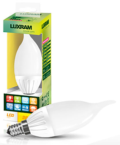 Luxram Value LED Candle Tip Plus E14 3.5W White 6400K 300lm LED