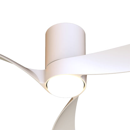 Nemo II M 1.2m 19W LED Dimmable Ceiling Light With Built-In 32W DC Fan, 3000-5000K Remote Control, 3800lm, White, 5yrs Warranty