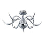 Diyas Llamas 96cm  9 Light G4 Polished Chrome, NOT LED/CFL Compatible Ceiling Light Fitting