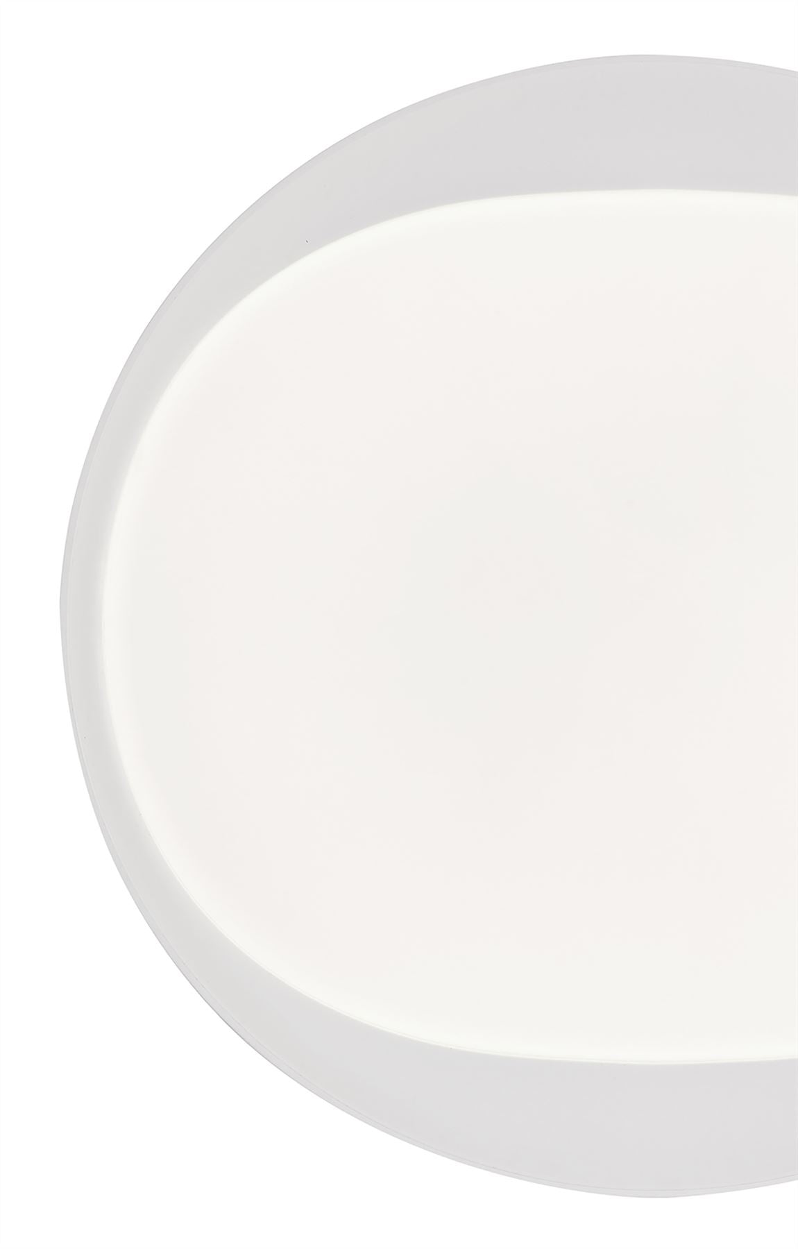 Mantra Fusion Box 41.5cm Dimmable Ceiling Light, 24W LED with Remote Control 3000K-6000K, 900lm, White, 3yrs Warranty