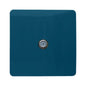 Trendi 1 Gang Artistic Modern Glossy Screwless Television Satellite Socket Midnight Blue
