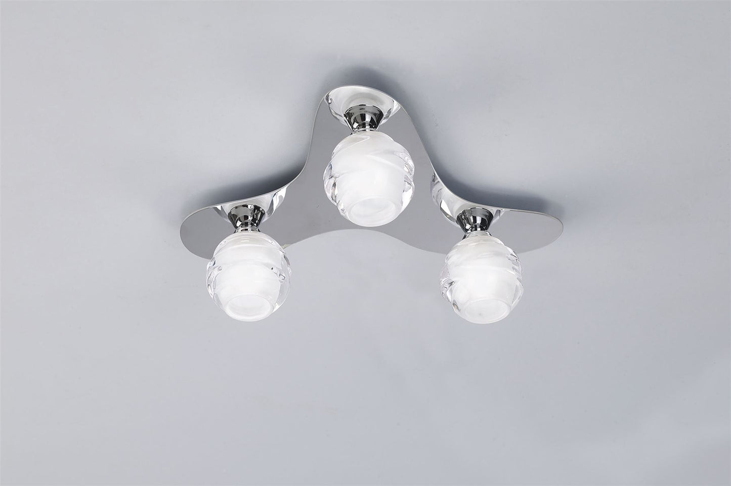 Mantra M1808 Loop Ceiling 3 Light G9 ECO, Polished Chrome