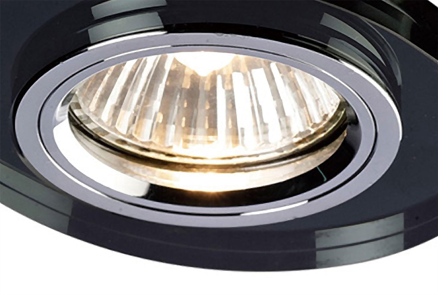 Diyas Crystal Downlights Crystal Downlight Oval Rim Only Black, IL30800 REQUIRED TO COMPLETE THE ITEM, Cut Out: 62mm