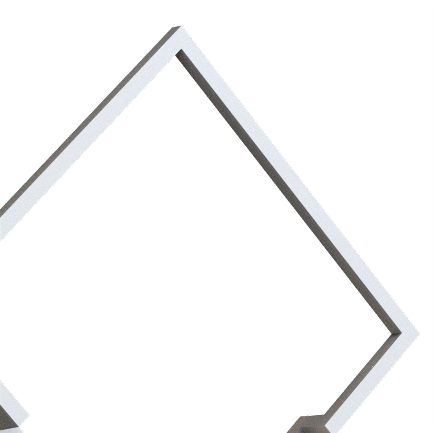 Mantra Boutique Square Wall Light, Dimmable, 25W LED, 3000K, 1370lm, White, 3yrs Warranty