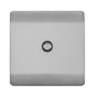 Trendi 1 Gang Artistic Modern Glossy Screwless Television Satellite Socket in Stainless Steel