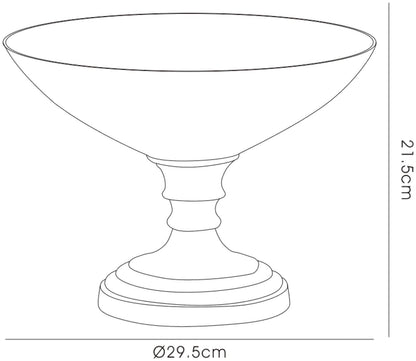 Diyas Home (DH) Myra Mosaic Bowl Blue/Silver Mosaic