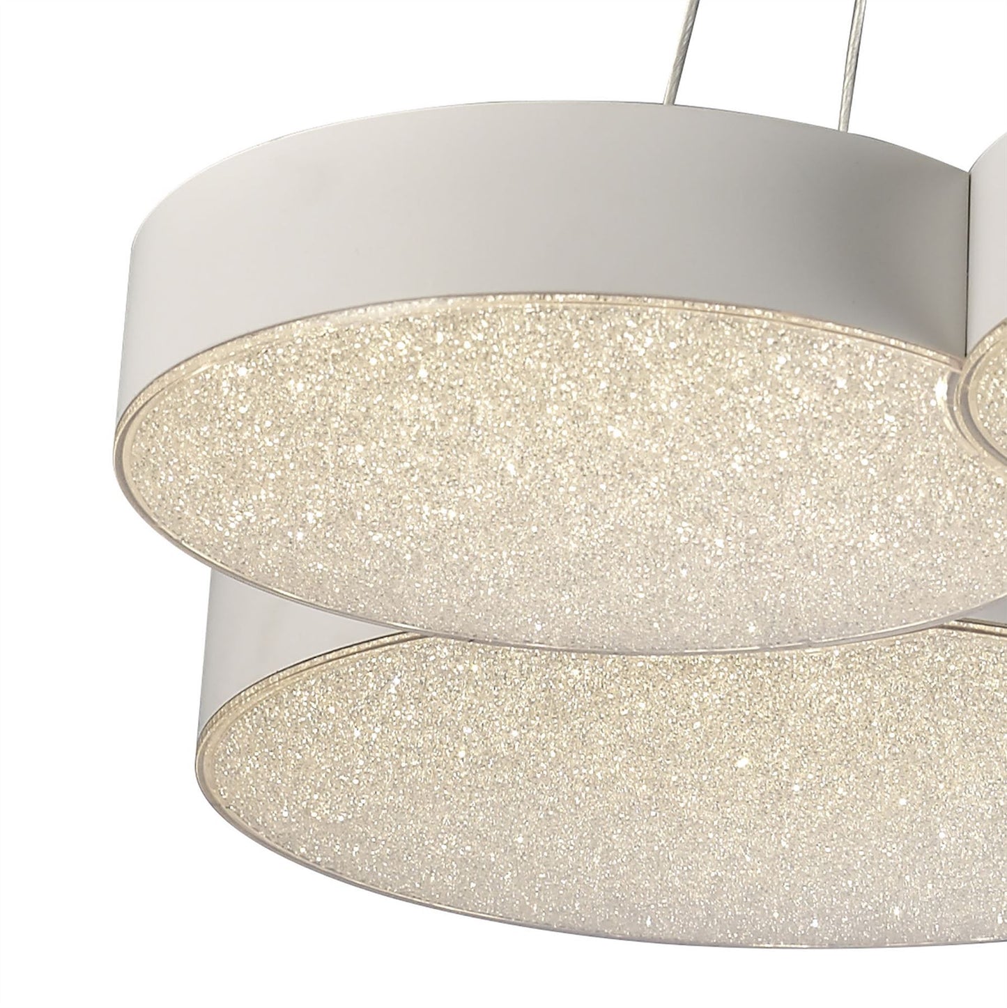 Mantra Fusion M5761 Lunas Pendant 61cm Diameter 54W LED 3000K, 2650lm, RF Remote Control White, 3yrs Warranty