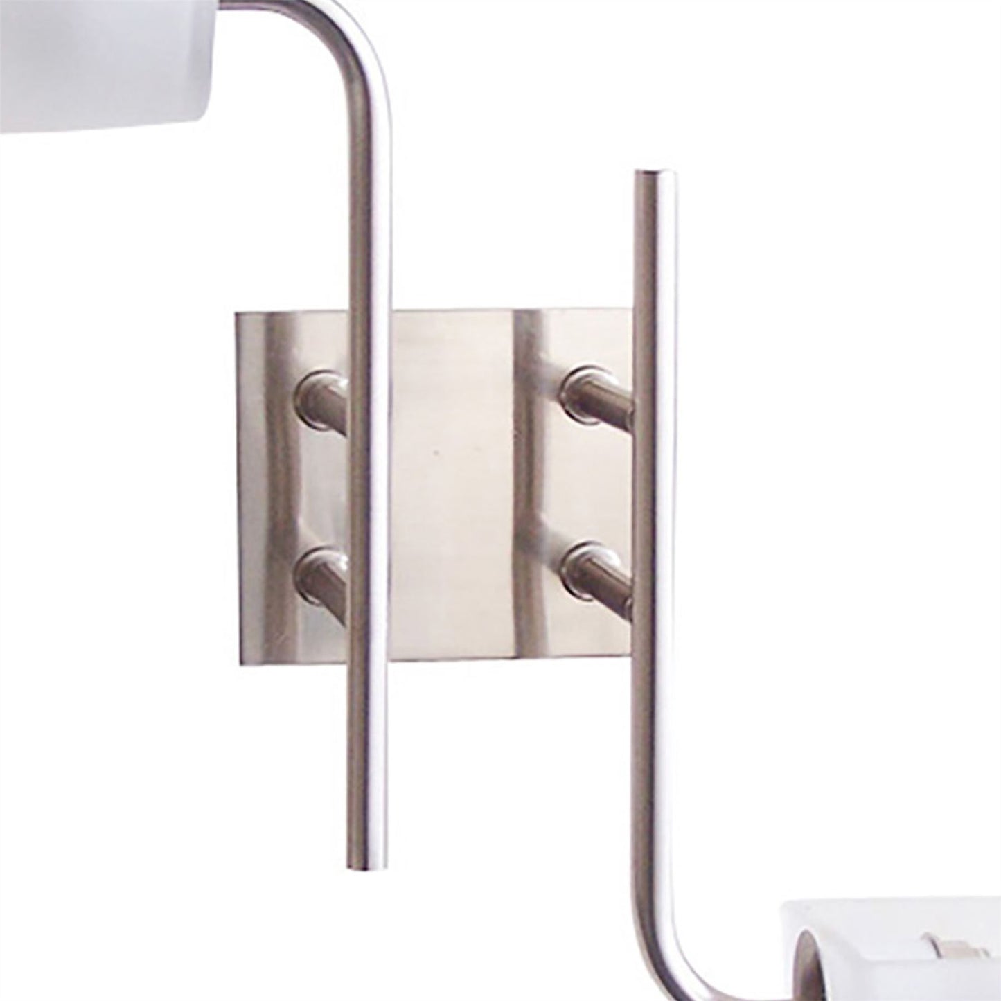 Diyas Udine Wall Light 2 Light G9 Satin Chrome/Frosted Glass