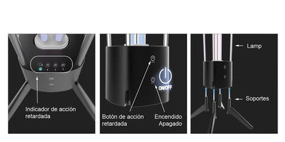 Mantra Fusion Cidal 36W UV-C Germicidal Table Lamp c/w Philips Lamp, **TO BE USED IN VACATED ROOMS ONLY**