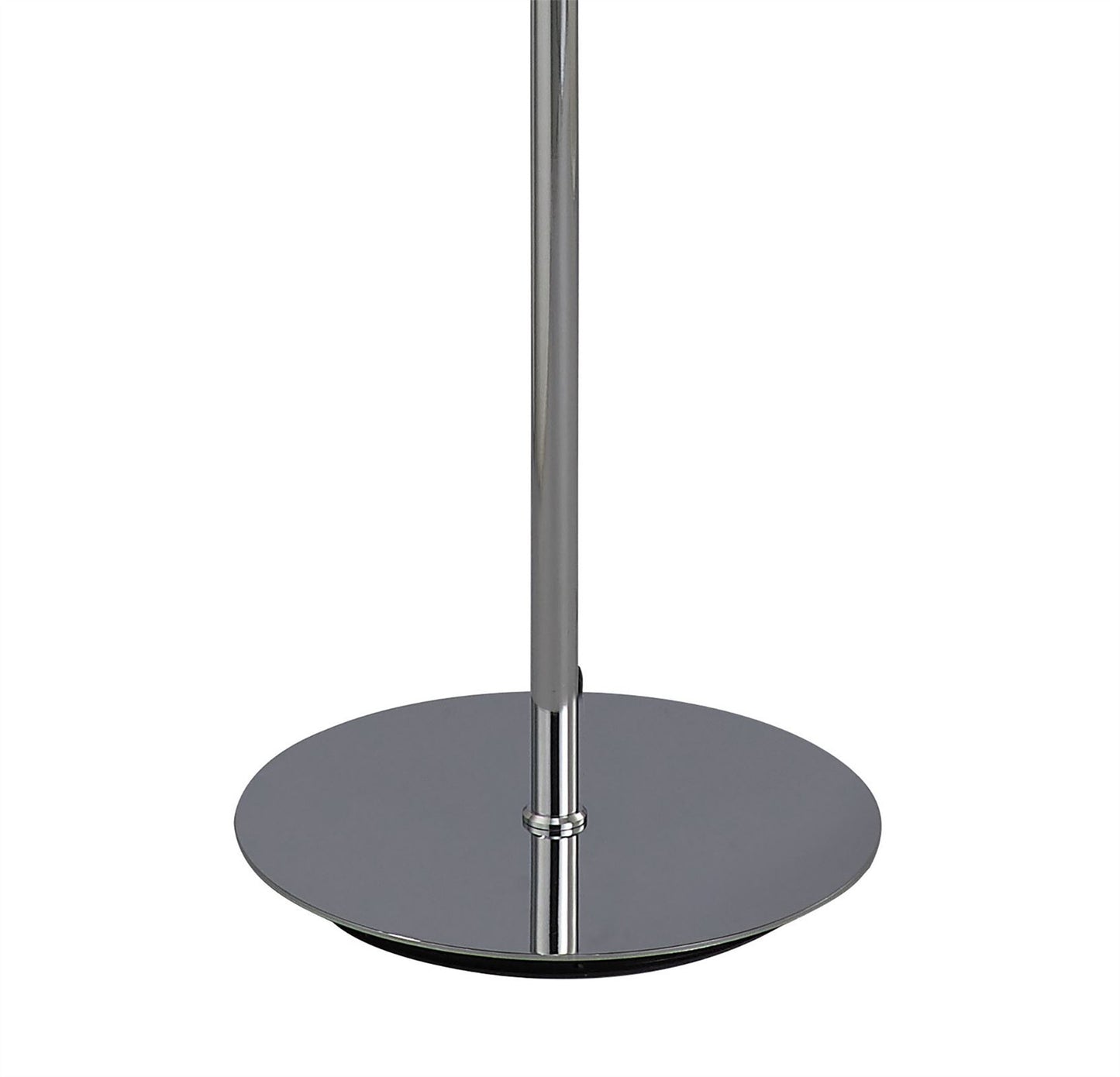 Mantra M3628 Mediterraneo Floor Lamp 2 Light E27, Polished Chrome/Frosted White Glass