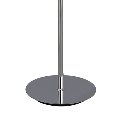 Mantra M3628 Mediterraneo Floor Lamp 2 Light E27, Polished Chrome/Frosted White Glass