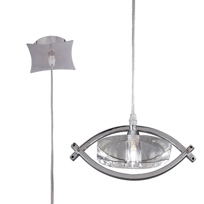 Mantra M0899 Kromo Pendant 1 Light G9, Polished Chrome