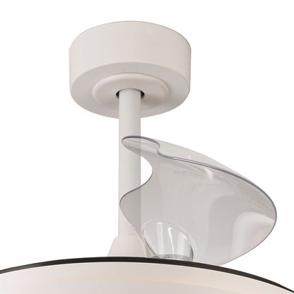 Mistral 51cm 50W LED Dimmable Ceiling Light With Built-In 28W DC Fan, 3000-6500K Remote Control, 3200lm, White, 5yrs Warranty