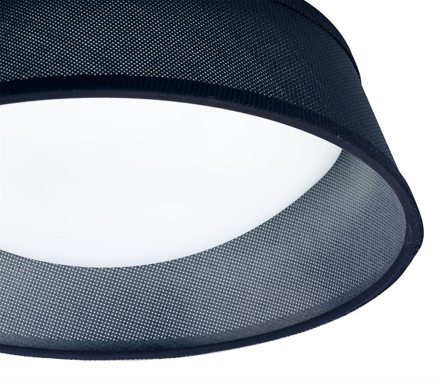 Mantra Nordica Plafones M4964 Nordica Ceiling 12W LED 32CM Black 3000K, 120lm, White Acrylic with Black Shade, 3yrs Warranty