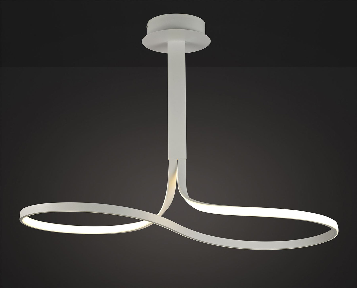 Mantra M6003 Nur Blanco Rectangular Semi Ceiling Tall 40W LED 3000K, 3200lm, Dimmable White/Frosted Acrylic, 3yrs Warranty - M6003 Ceiling