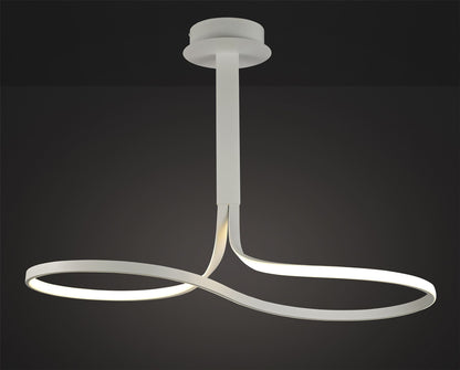 Mantra M6003 Nur Blanco Rectangular Semi Ceiling Tall 40W LED 3000K, 3200lm, Dimmable White/Frosted Acrylic, 3yrs Warranty - M6003 Ceiling