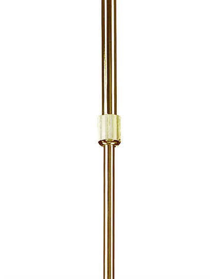 Mantra Fusion Juno 65cm Telescopic 5 Light 30W LED 3000K, 2700lm, Satin Gold/Frosted Acrylic/Gold, 3yrs Warranty