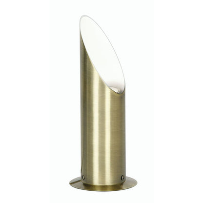 illucio Antique Brass Up GU10 LED Compatible Table/Floor Uplighter