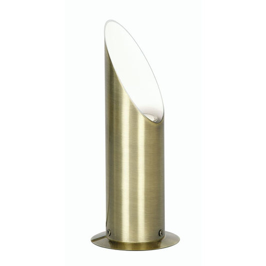 illucio Antique Brass Up GU10 LED Compatible Table/Floor Uplighter
