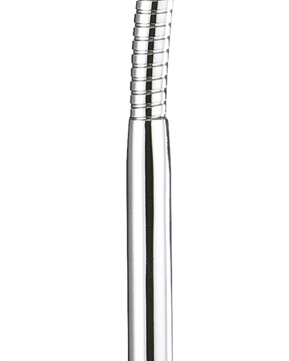 Mantra Fusion Tobias Table Lamp 1 Light 3W LED 3000K, 300lm, Matt White/Frosted Acrylic/Polished Chrome, 3yrs Warranty