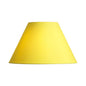 Oaks Lighting S501/8 Cotton Coolie Lampshade 200mm - Reversable Gimbal Light Shade - Yellow