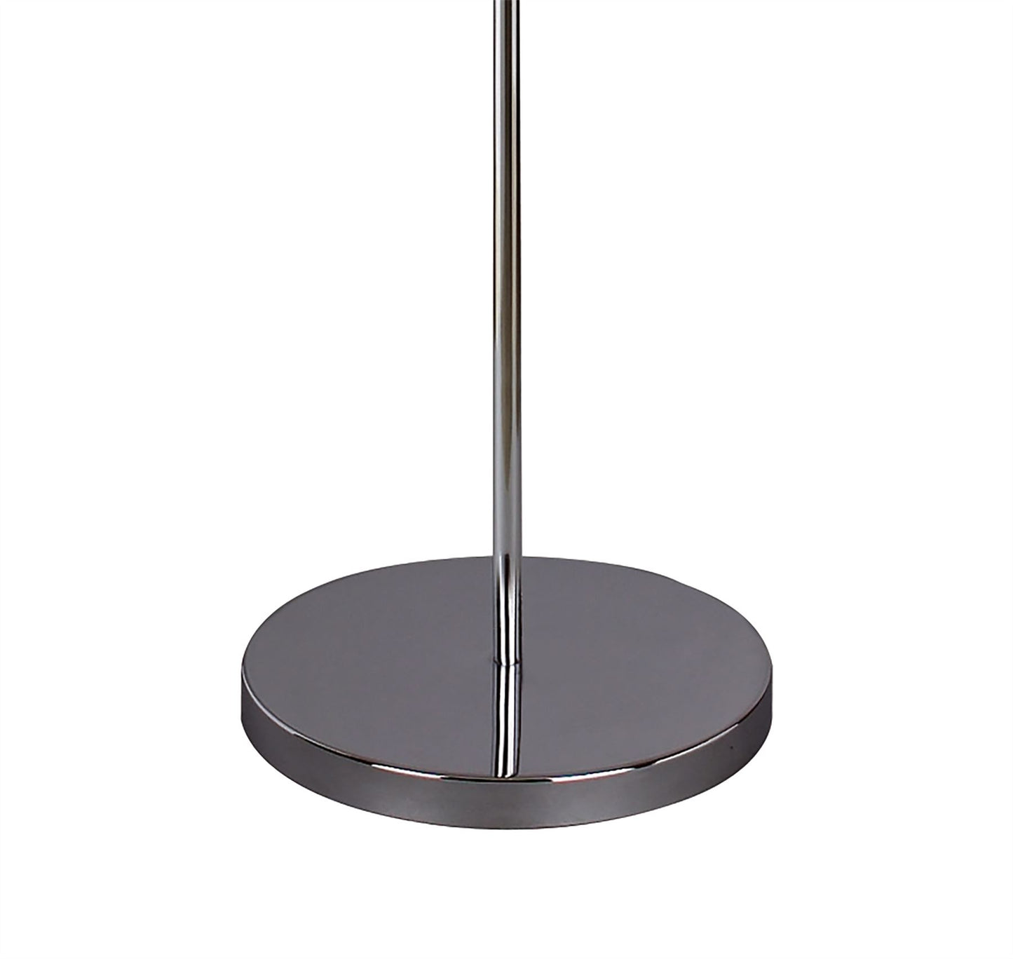 Mantra Otto Floor Lamp 5 Light G4, Polished Chrome/Frosted Glass/Black Glass, NOT LED/CFL Compatible