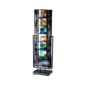 Diyas Home (DH) Orion Glass Art Vase with Stand Black/Multi-Colour Art