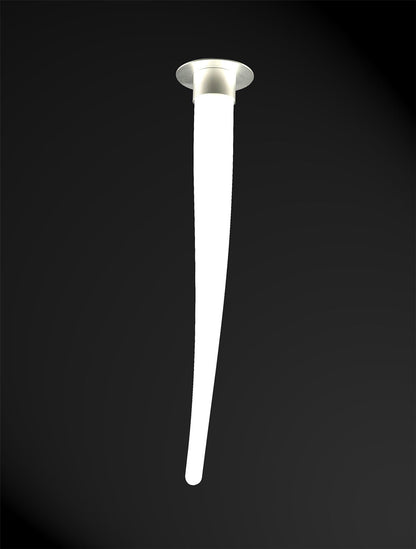 Mantra Estalacta 12cm Ceiling Lamp 1 Light GU10 Indoor, Silver/Opal White