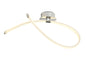 Mantra Armonia Semi Flush Medium Loop, 25W LED, 3000K, 1875lm, Polished Chrome/Frosted Acrylic, 3yrs Warranty Ceiling