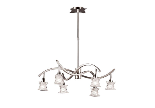 Mantra Salomon SN Salomon Telescopic Lamp 6 Light G9, Satin Nickel