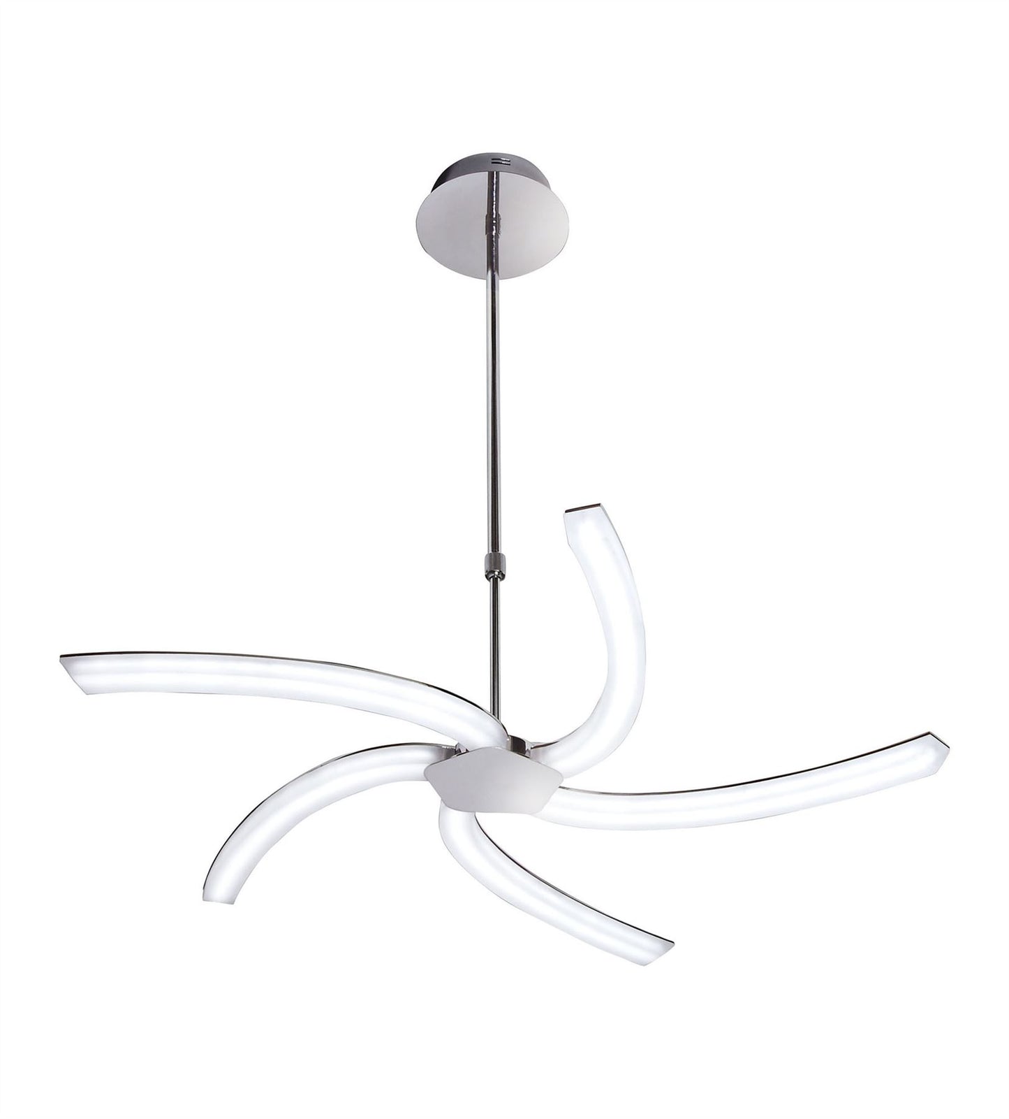 Mantra M3560 On Telescopic 30W LED 3000K, 3000lm, Polished Chrome/Frosted Acrylic, 3yrs Warranty - M3560 Ceiling