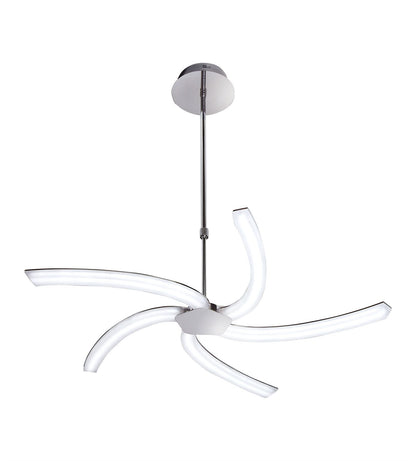 Mantra M3560 On Telescopic 30W LED 3000K, 3000lm, Polished Chrome/Frosted Acrylic, 3yrs Warranty - M3560 Ceiling