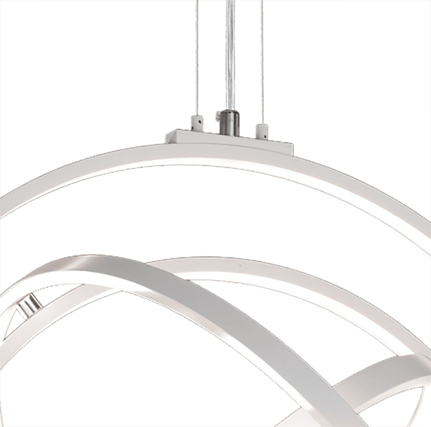 Mantra M5741 Orbital Pendant Round 60cm, 4 Ring, 90W LED 3000K, 3250lm, RF Remote Control White, 3yrs Warranty