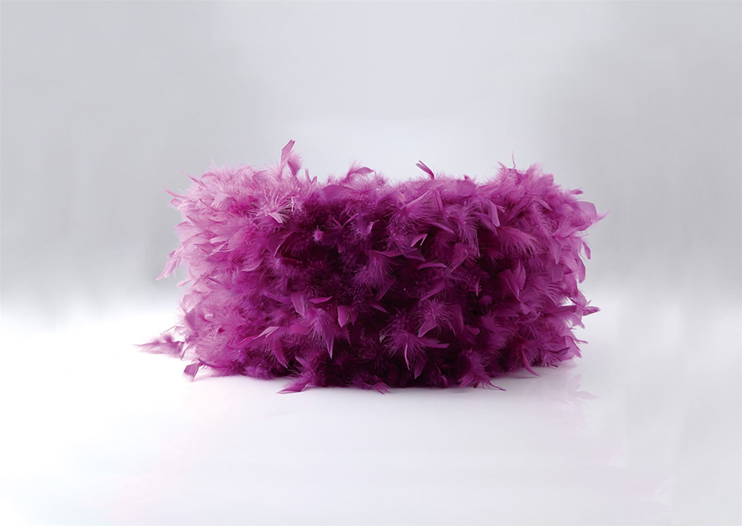 Diyas Arqus Feather Shade Aubergine 250mm x 180mm