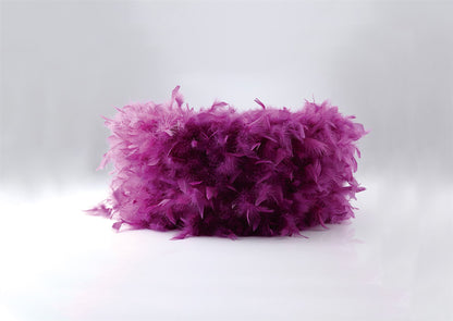 Diyas Arqus Feather Shade Aubergine 250mm x 180mm