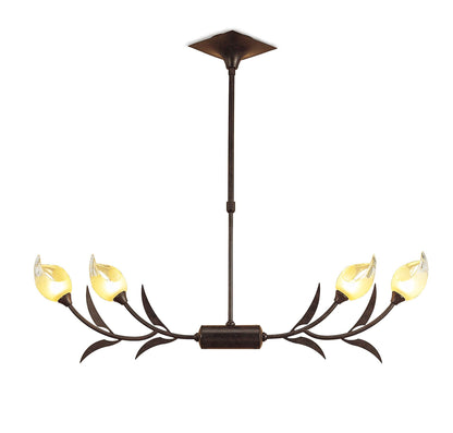 Mantra Holland Telescopic Linear Pendant Line 4 Light G9, Brown, Black Oxide