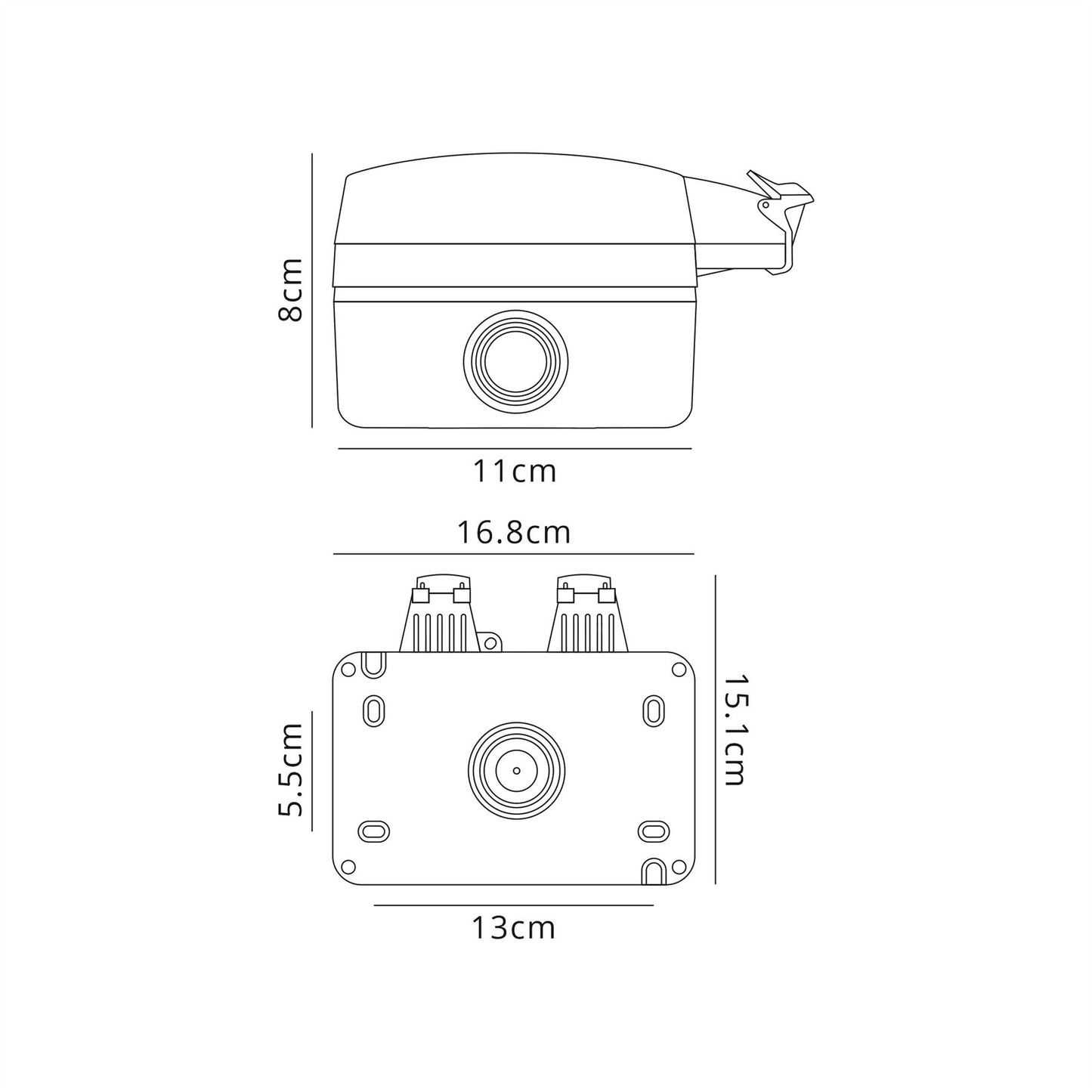 Deco Additions, Exterior IP66 2 Gang 13Amp Switched Double Socket - D0591 Wiring