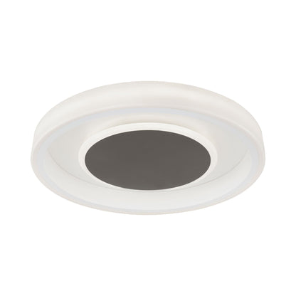 Mantra Fusion Moca Flush 50cm Round 40W LED 4000K, 2400lm, White/Mocha, 3yrs Warranty Ceiling
