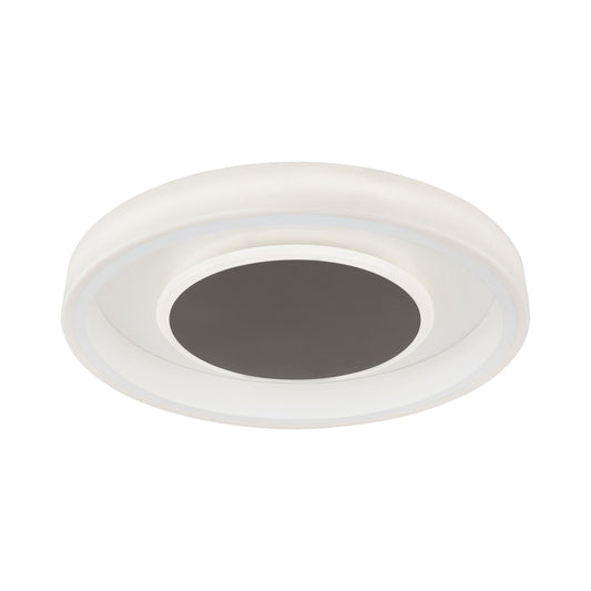 Mantra Fusion Moca Flush 50cm Round 40W LED 4000K, 2400lm, White/Mocha, 3yrs Warranty Ceiling